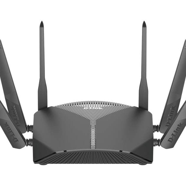 D-Link DIR-3040 3000Mbps || Tri-Band Wi-Fi Router with Advanced Wi-Fi | Mesh & Fast Combined Wi-Fi speeds of up to 400 Mbps (2.4 GHz) + 866 Mbps (5 GHz) + 1733 Mbps (5 GHz) Gigabit Ethernet Ports