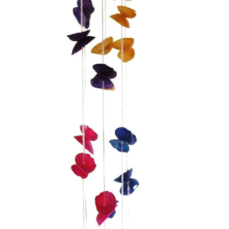 Lilone Colorful Shell Wind Chimes for Home Bedroom Balcony (20 Inch Long)