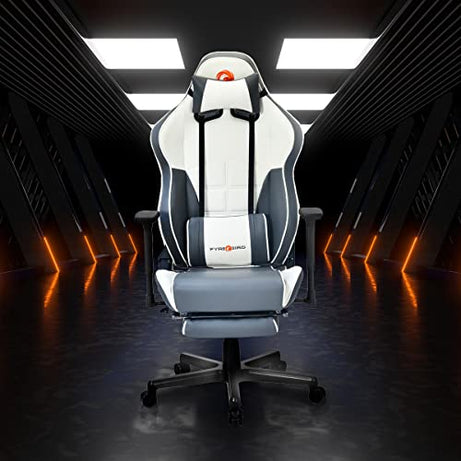 Nilkamal Fyrebird Ergonomic Gaming Chair with Adjustable Neck, Lumbar Pillow, 3D Adjustable Armrest, Gas Lift Mechanism, & 100mm Tilt (Greta)