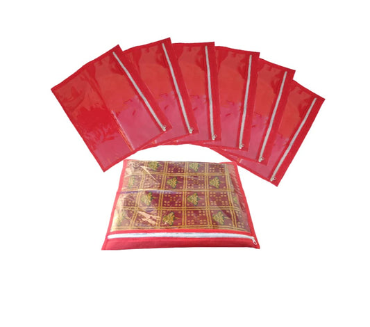 Buy Best 6 Single Saree cover/Cloth cover/Cloth Organizer