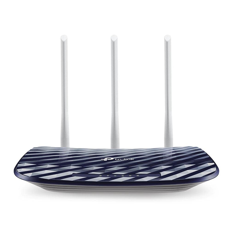 TP-Link AC750 Dual Band Wireless Cable Router, 4 10/100 LAN + 10/100 WAN Ports, Support Guest Network and Parental Control, 750Mbps Speed Wi-Fi, 3 Antennas (Archer C20) Blue, 2.4 GHz