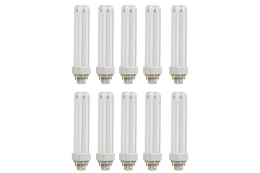 Osram Ledvance- 18 Watt- Dulux D/E- G24q-2 -Fluorescent PLC-DDE Lamp- 4 pin- Warm White 2700K- Pack of 10