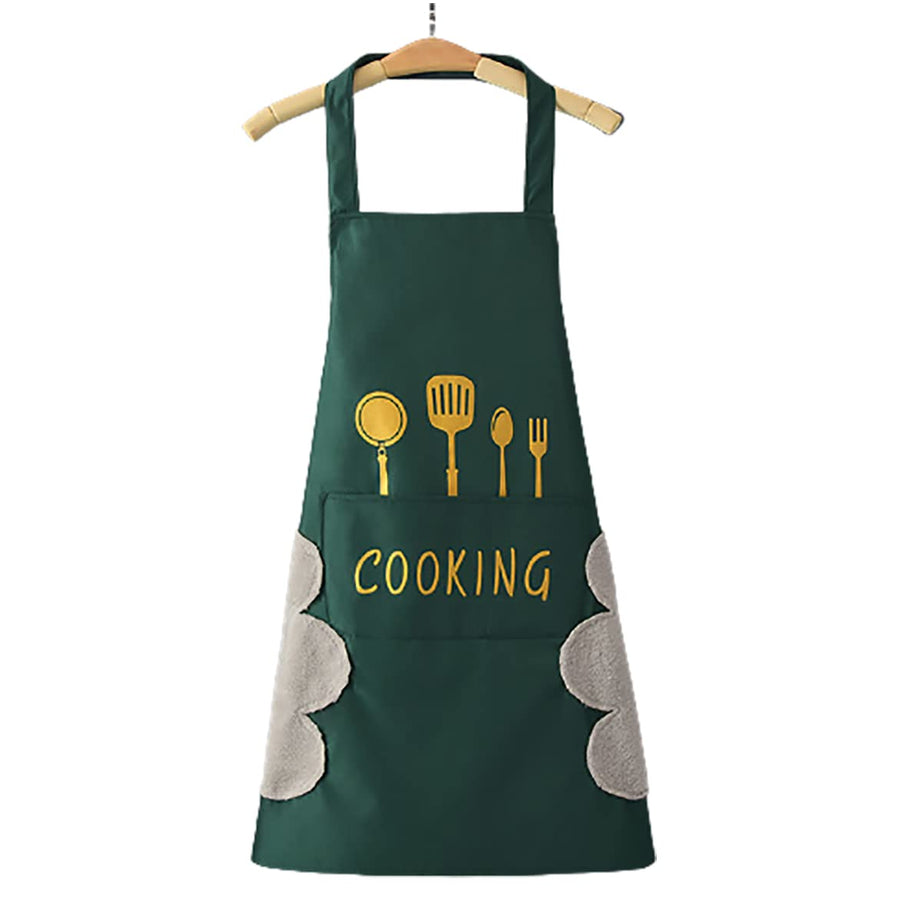 FancyDressWale Waterproof Kitchen aprons for women and men with big Pocket and creative hand wipping