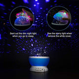 Chocozone Night Light Lamp Projector, Star Light Rotating Projector, Star Projector Lamp with Colors and 360 Degree Moon Star Projection with USB Cable,Lamp for Kids Room (Random Colour)