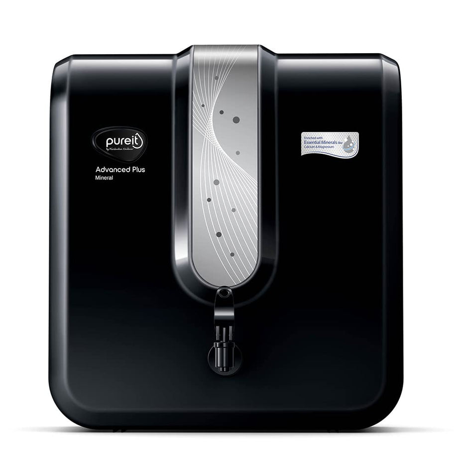 HUL Pureit Advanced Plus 5 L RO + UV + Minerals Water Purifier with Minerals (Black)