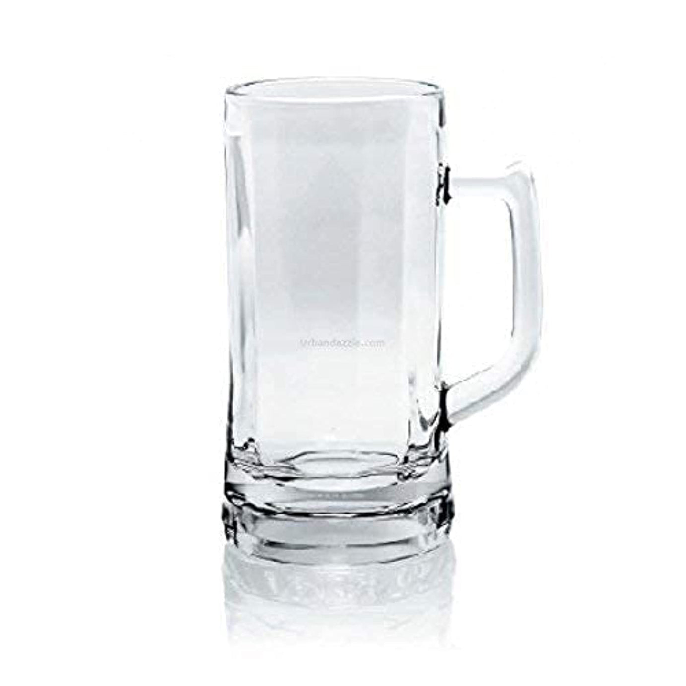 Ocean Munich Beer Mug Glass Set (640ml, Clear, Set of 6)