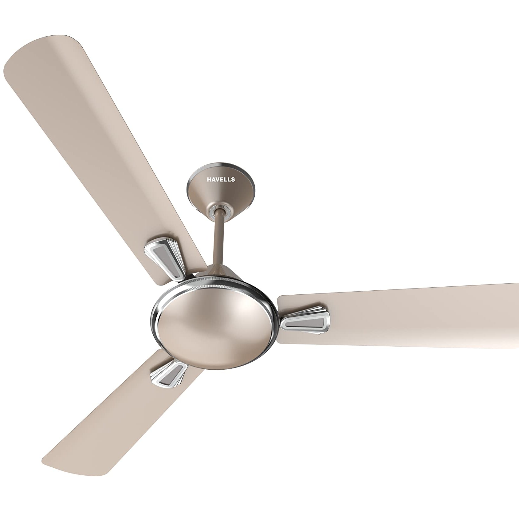 Havells 1200mm Festiva ES Ceiling Fan | Premium Finish, Decorative Fan, Elegant Looks, High Air Delivery, Energy Saving, 100% Pure Copper Motor | 2 Year Warranty | (Pack of 1, Gold Mist)