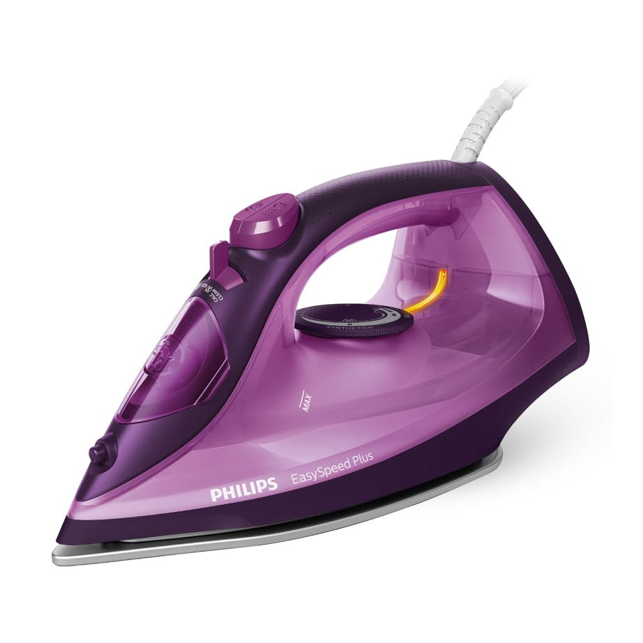 Philips EasySpeed Plus Steam Iron GC2147/30-2400W, Quick Heat up with up to 30 g/min steam, 150g steam Boost, Scratch Resistant Ceramic Soleplate, Vertical steam, Drip-Stop