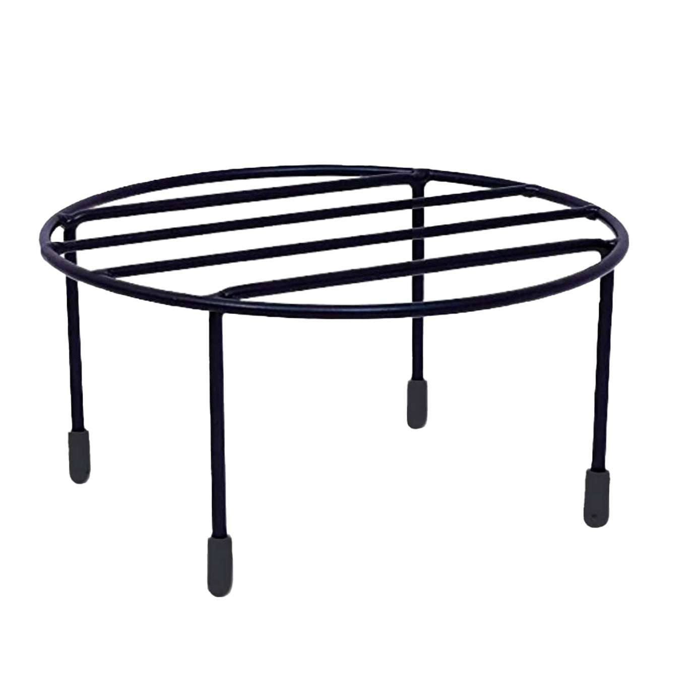 Klassic Circular Eco Metal Plant Stand,Pot Stand, Plant stand for balcony | Pot stand for indoor plants | Planter Stand | Plant stand for indoor living room (Black, Pack of 1)