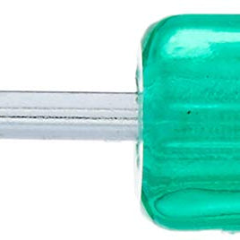 Taparia 912 Steel (3.5 x 0.5mm) Flat Tip Screw Driver (Green and Silver)