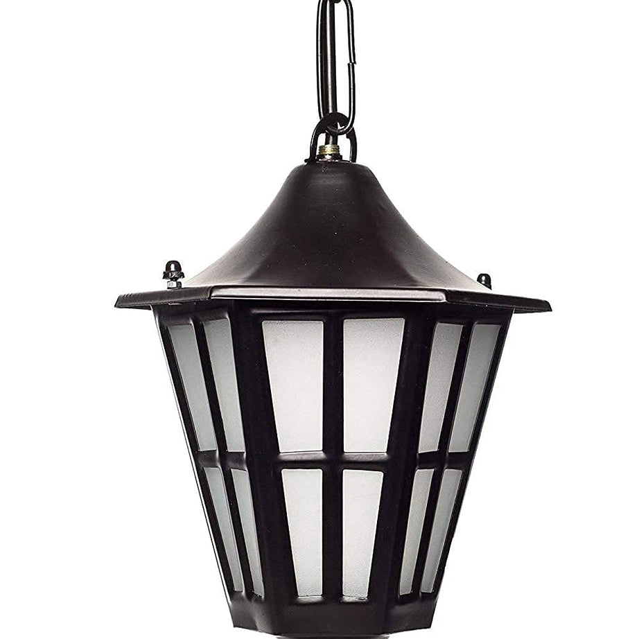 Keyplus Hurricane Outdoor Hanging Pandent Light, Black, Small, Pack of 1