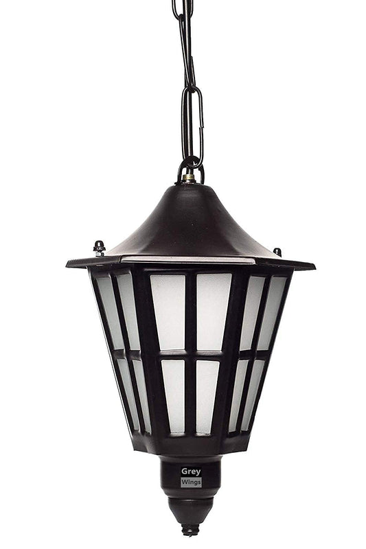 Keyplus Hurricane Outdoor Hanging Pandent Light, Black, Small, Pack of 1