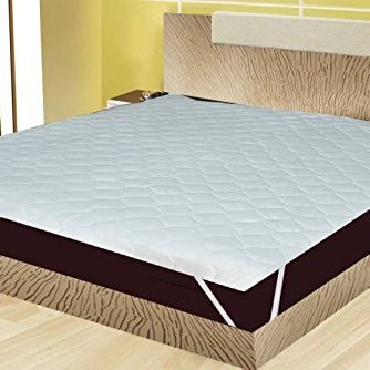 Rajasthan Crafts Microfiber Water Resistant and Dustproof King Size Mattress Protector (White, 78x72-inch)