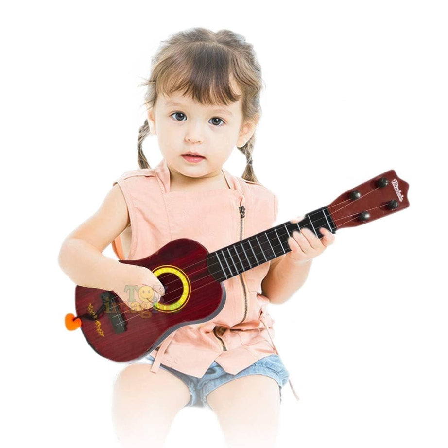 Toy Imagine� Guitar Toy 4-String Acoustic Music Learning Toys | Sound Toys Best Gift for Kids | Musical Instrument Educational Toy Guitar for Beginner | Age 3 - 6 (Product Colour May Vary) 18�