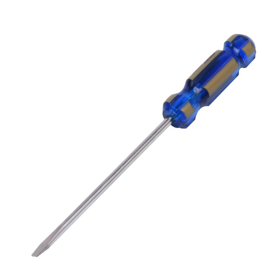 Harden Flat Type Slotted Type Magnetic Screwdriver 8X200MM, Forged from Chrome Vanadium Steel, Transparent Handle - 550212