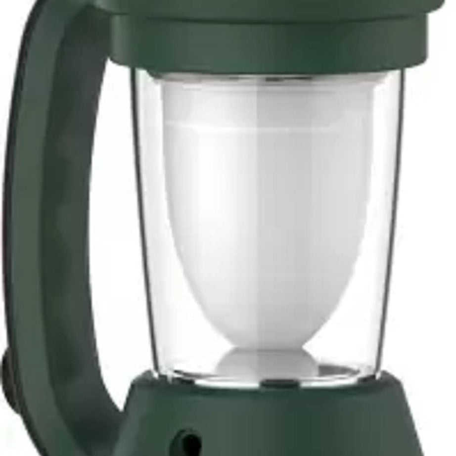 Havells 2 in 1 LED Lantern Cum Torch with Solar Panel Rechargeable Feature Lantern Emergency Light (Green, White, Black)