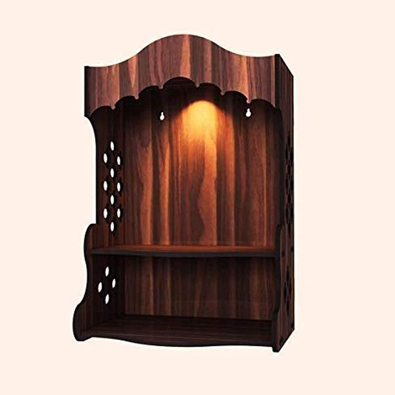 SSI Fully Handmade Beautiful Small Wooden Home and Office Temple/Pooja Mandir