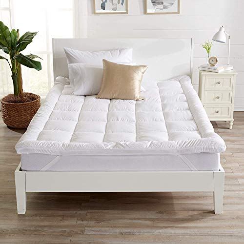 Rajasthan Crafts Ultra Soft Microfiber Mattress Topper/Padding (Single Bed (36inch x 78inch), White)