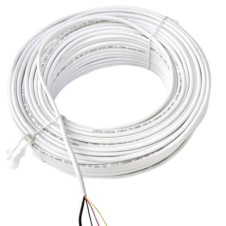 Drumstone (15 years Warranty) "25 Meter CCTV Wire Cable, 3+1 Configuration with Copper and Breding Alloy, Ideal for Residential and Industrial CCTV Installation"-25metre