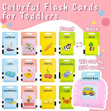 Graphene Colorful Double-Sided Flash Cards, Interactive Learning Toys for Children, Electronic Montessori Educational Cards, Develop Language Skills Through Visual & Auditory Sensory Methods