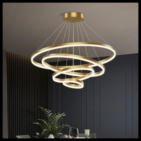 Smartway®- Chandelier for living room,modern,dining table,hall,hanging ceiling light,pendant lamp, 104 Watt Cherbourg,Smart Voice Assist (Google, Alexa), App Control