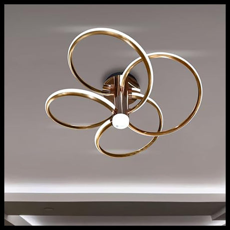 Smartway®- Chandelier for living room,modern,dining table,hall,hanging ceiling light,pendant lamp,-90 Watt,Smart Voice Assist (Google, Alexa), App Control