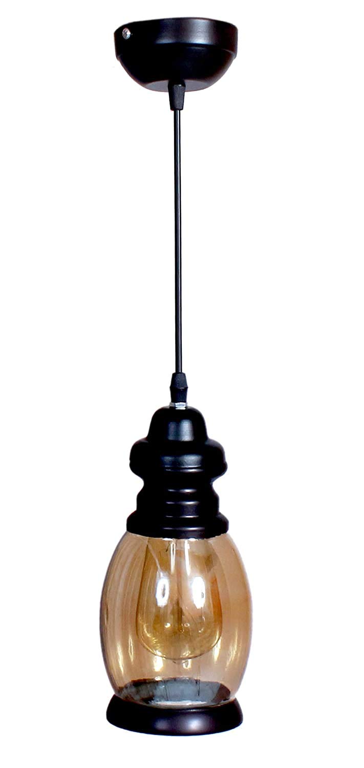 DarkVision Hanging Light for Home Decor Lamps with Glass Shade Indoor Outdoor, Balcony, Cafe, Bedroom< Living Room, Kitchen, Over The Dining Table