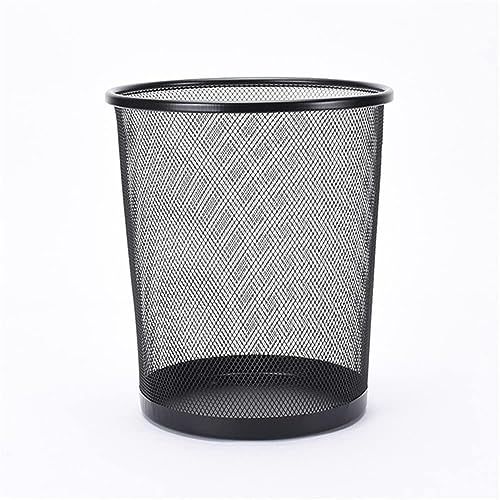 Nixby Ideal Round Trash Cans for Home or Office,Metal Mesh Big Size Dustbin for Room for Kids,Metal Trash Bin Ideal for Home/Office/Coffee Shop/Hotel/Bathroom/Living Room,Paper Basket (Pack 1)