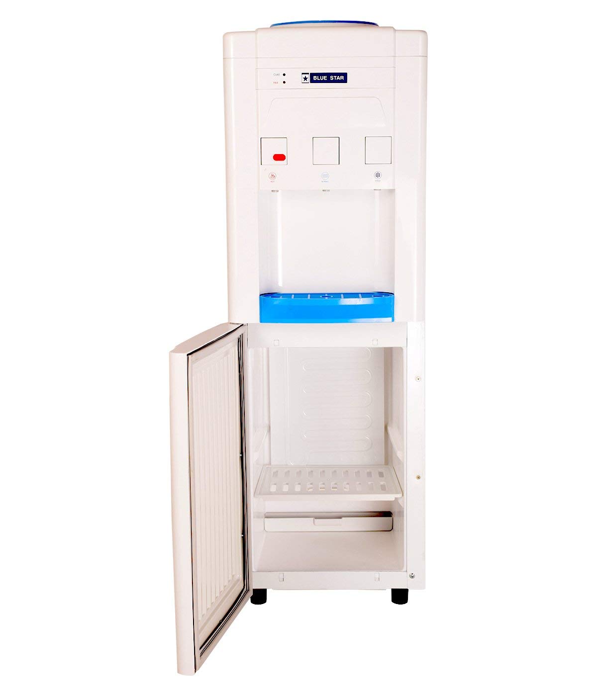 Blue Star BWD3FMRGA Star Hot, Cold and Normal Water Dispenser with Refrigerator(Standard)