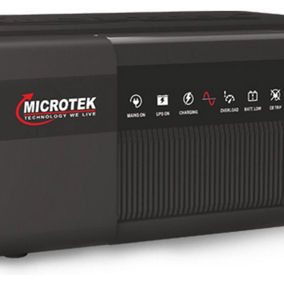 Microtek iMerlyn 850 Advanced Digital 700VA/12V Inverter, Support 1 Battery with 2 Year Warranty for Home, Office & Shops