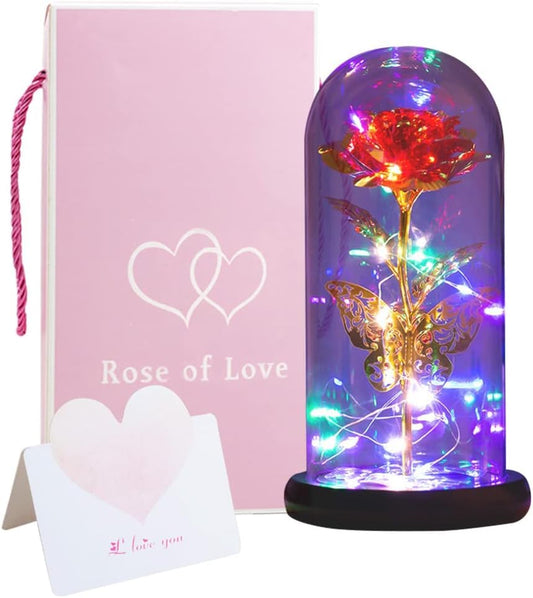 SNAPTRON Gifts for Girlfriend, Wife, Love - Marriage for Wife Rose dome - Valentine Gift for Girlfriend/Cute Birthday Gift for Wife Special Love