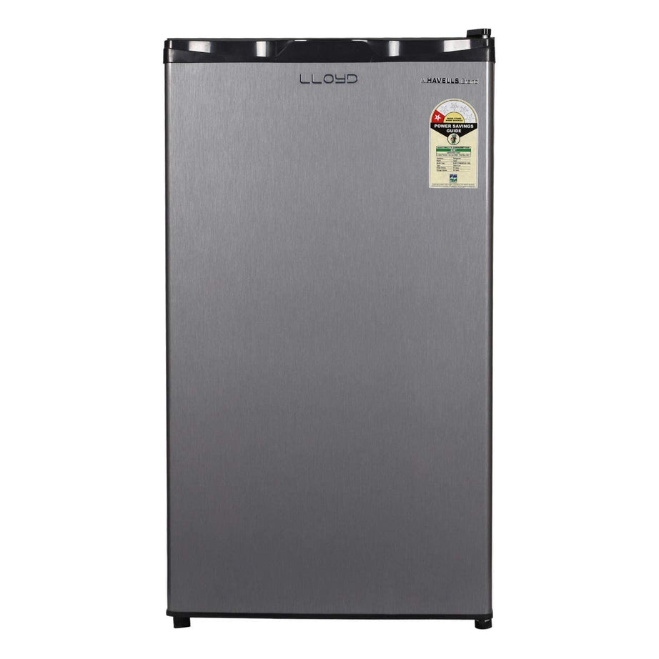 Havells-Lloyd 91 L 1 Star Direct-Cool Single Door Fridge (GLDC111RMGW1EB METALLIC GREY)