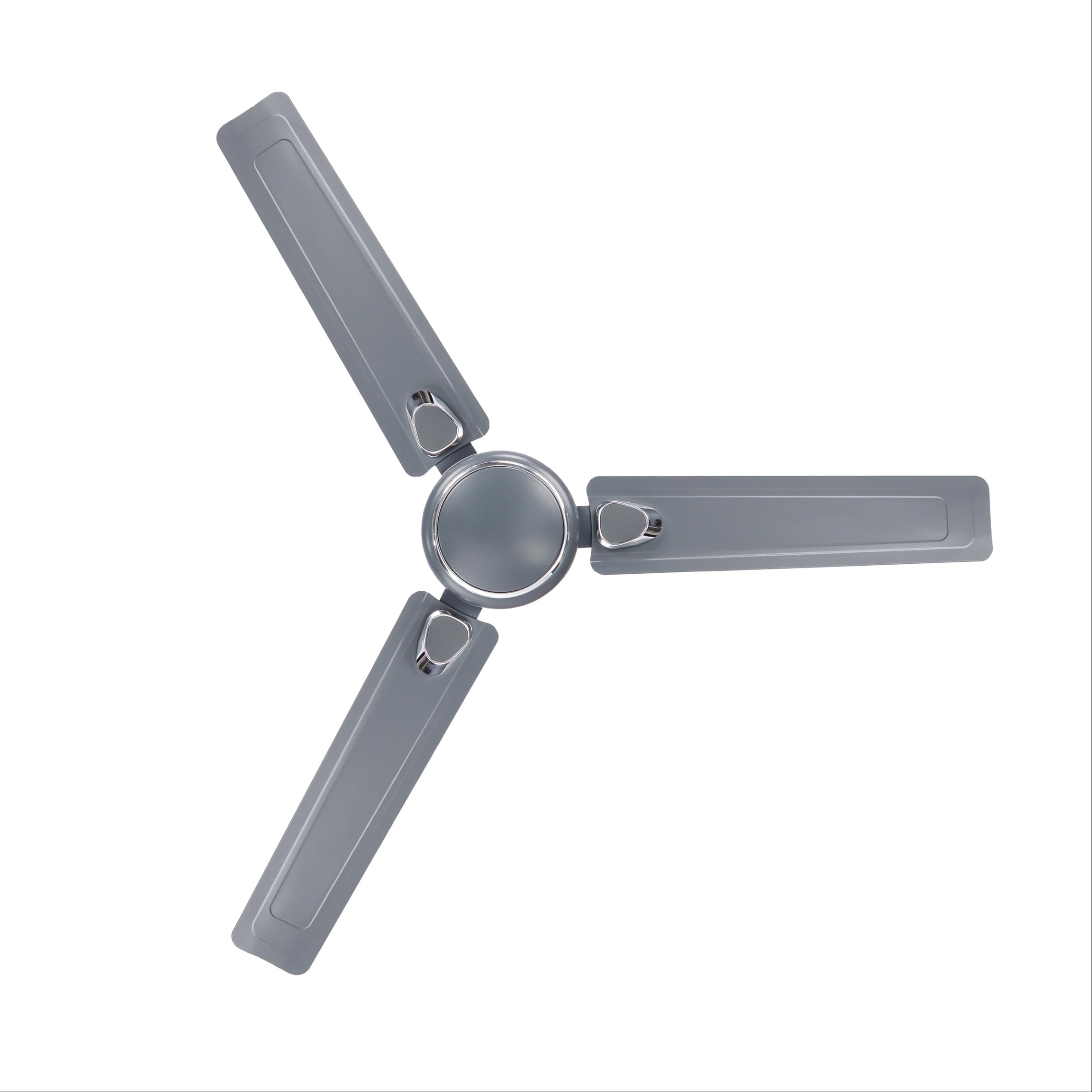 MILTON Brezza 1200 mm(48") ceiling fans for home | BEE Star Rated Energy Saving | High-speed ceiling fan | upto 31% cost saving | Rust Free Coating for Long Life | 2 year warranty | Metallic Silver