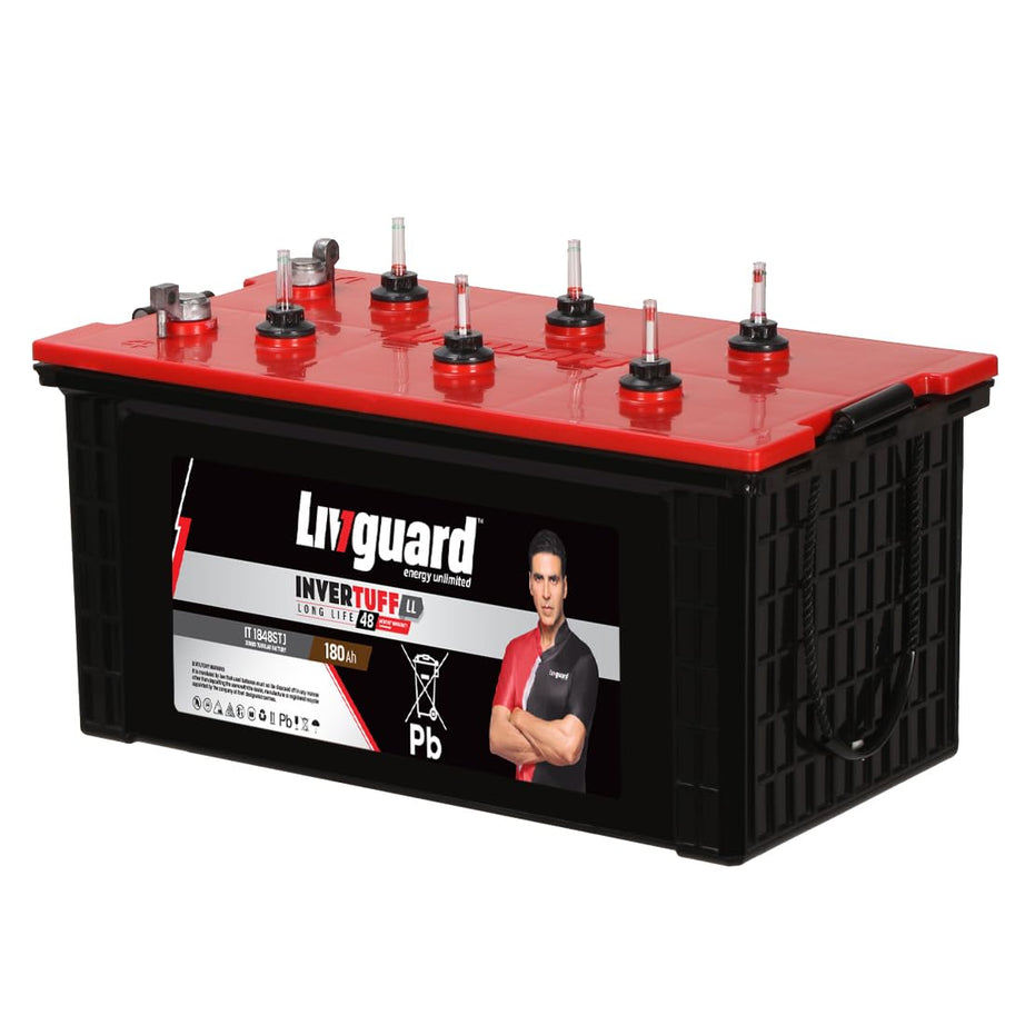 Livguard IT 1848STJ |Short Tubular Jumbo Inverter Battery |180 Ah |48 Months Warranty | Reliable Backup for Home, Office and Shop