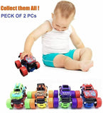 Toy Imagine� 4x4 Mini Monster Friction Power Truck Pack of 2 Kids Age 3-8 | 360� Drift Stunt Car | Push & Go Forward | Off-Road Toy Car | Best Birthday Gift for Baby Boys & Girls. (Colour May Vary)