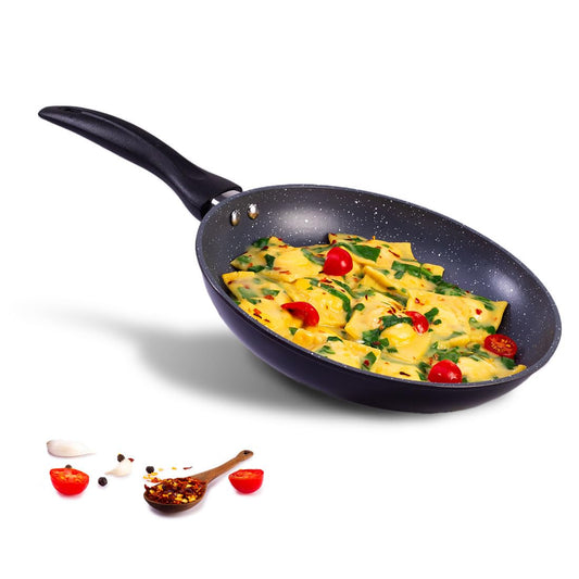 Wonderchef Duralite Die-cast Non Stick Fry Pan 24cm | 1.2 L | Grey