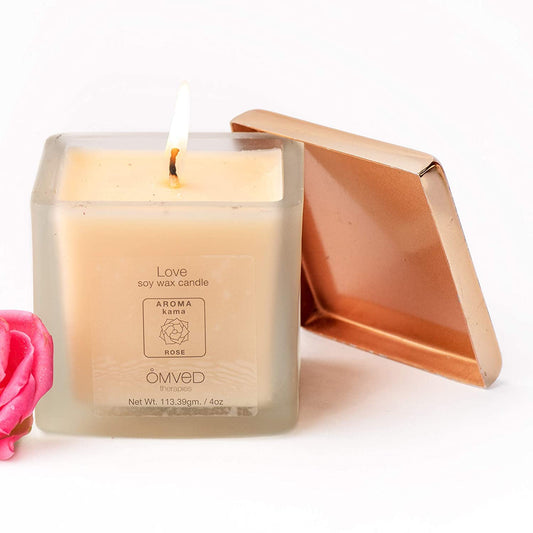 Omved Soy Wax Candle,, Rose