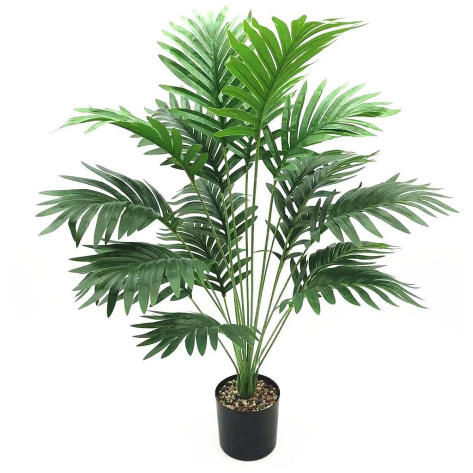 Garden Hub Artificial Areca Palm Plants/Tree for Home Decor/Living Room/Office Small/Medium Size 75cm (Without Pot, 1)