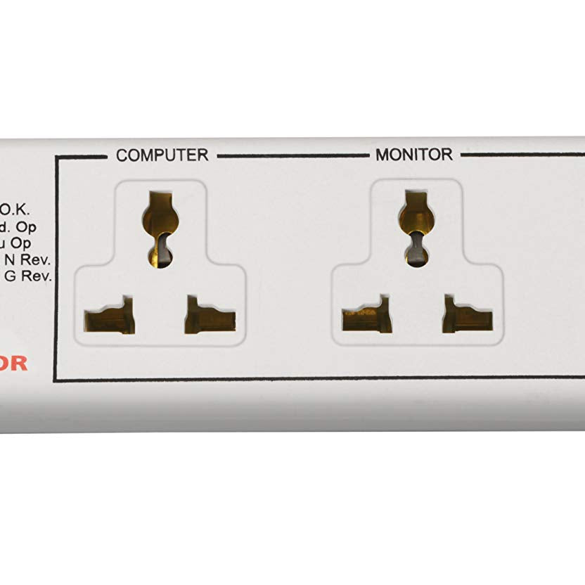 Anchor by Panasonic 4 way 6A International Socket with Single Switch | 4 Way Extension Board with 1.5 Mtr Extension Cord | Multi Plug Socket for Home Wall, Office (22047)