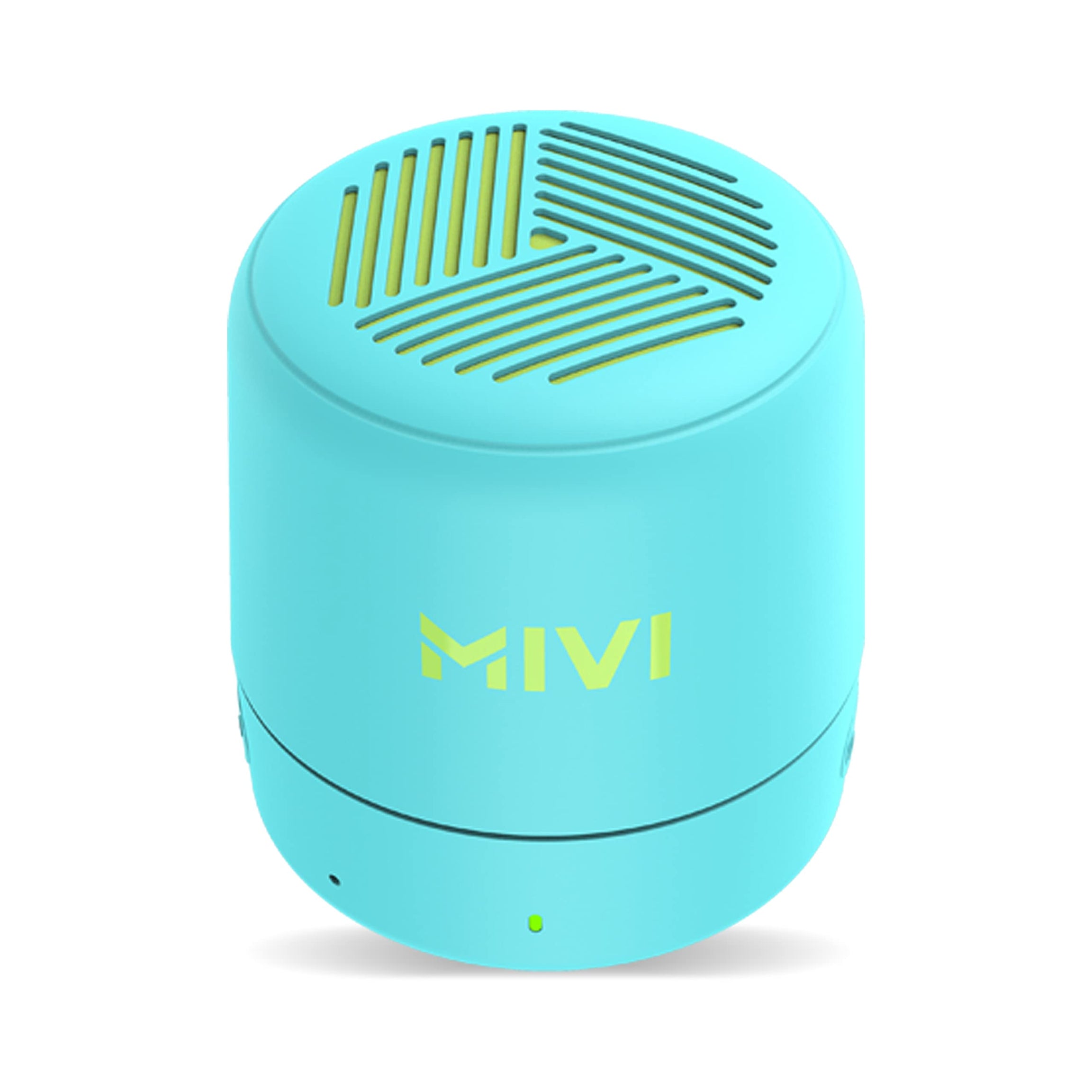 Mivi Play Bluetooth Speaker with 12 Hours Playtime. Wireless Speaker Made in India with Exceptional Sound Quality, Portable and Built in Mic-Turquoise, One Size