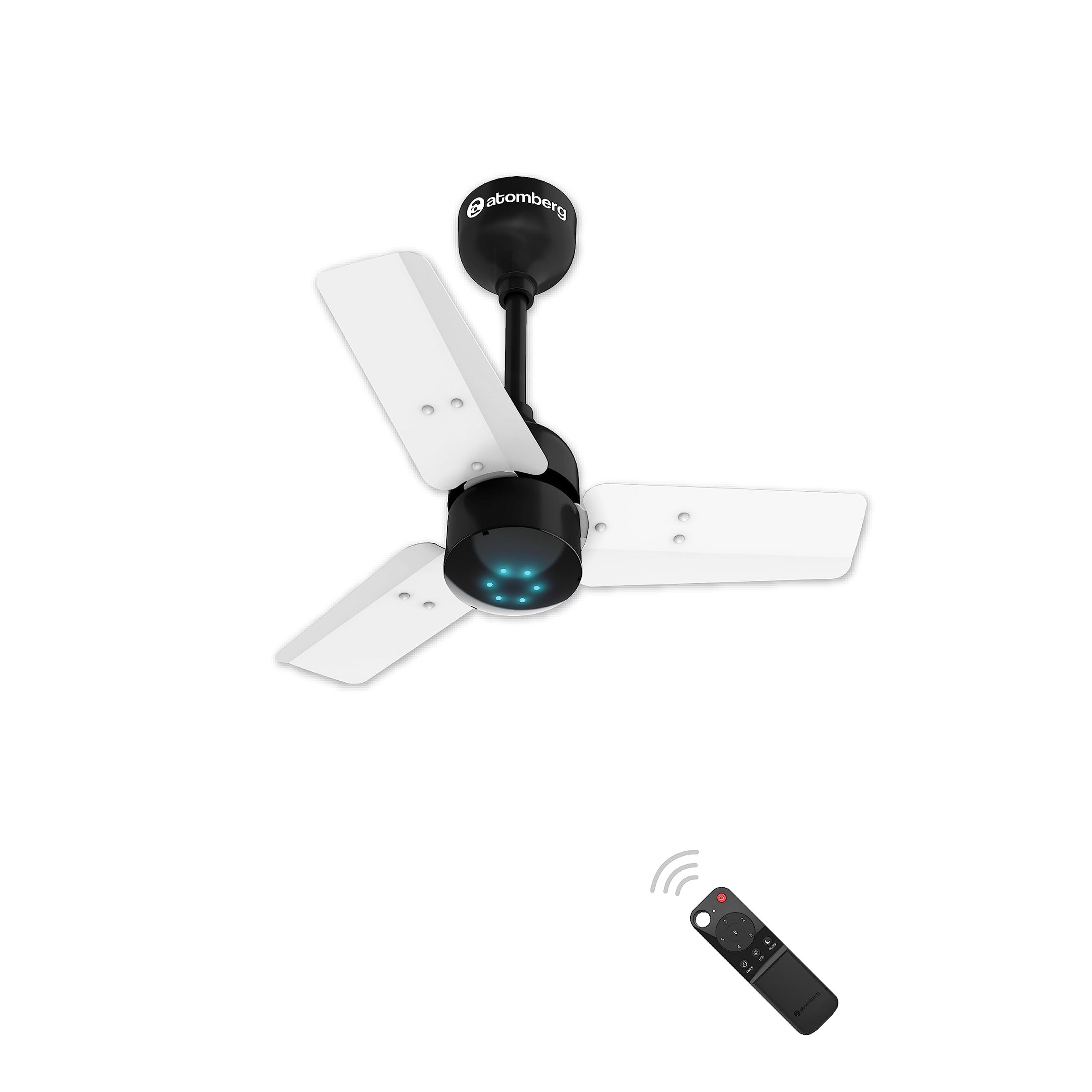 atomberg Renesa 600mm BLDC Motor 5 Star Rated Sleek Ceiling Fans with Remote Control | Upto 65% Energy Saving, High Air Delivery and LED Indicators | 2 years(+1 Year extended Warranty on registration)