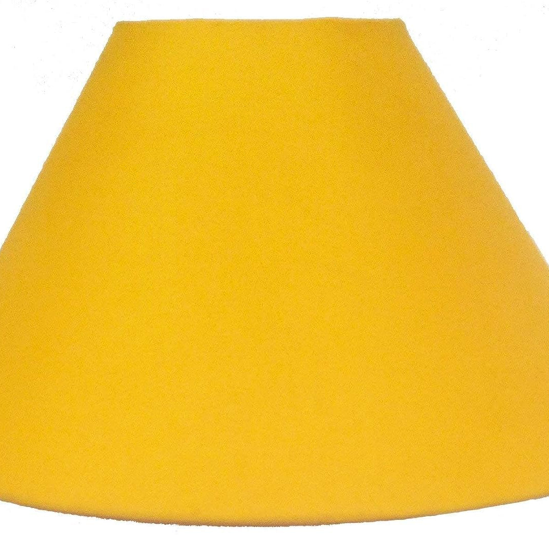 ZAIDI - Lamp Shade, Round Lamp Shade, Medium Drum Lamp Shades, Fabric Lampshades Barrel Lamp Shades For Lamps Floor Lamps (10 INCH, YELLOW)