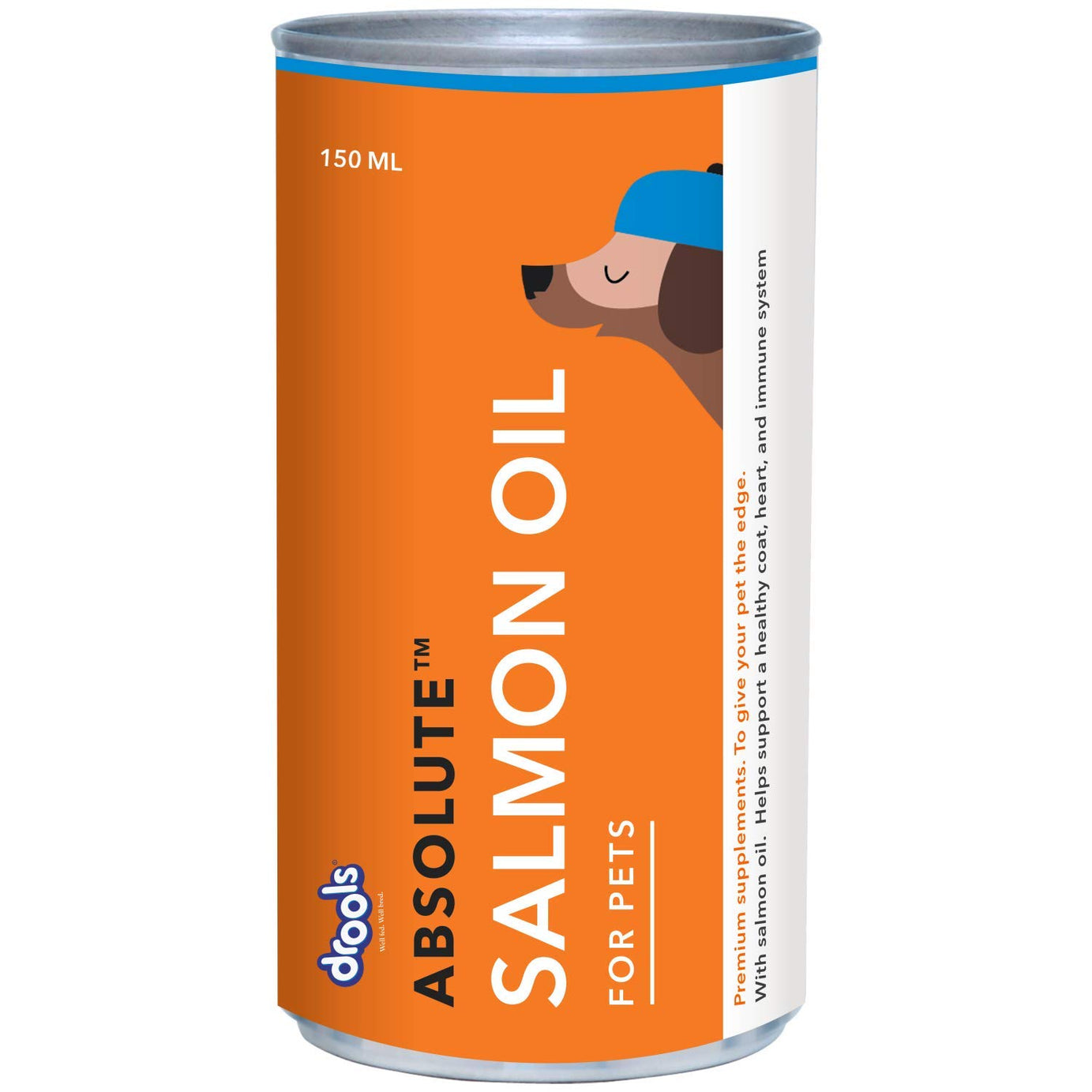 Drools Absolute Dog Supplement Syrup ,Salmon Flavour 150 ml Pack