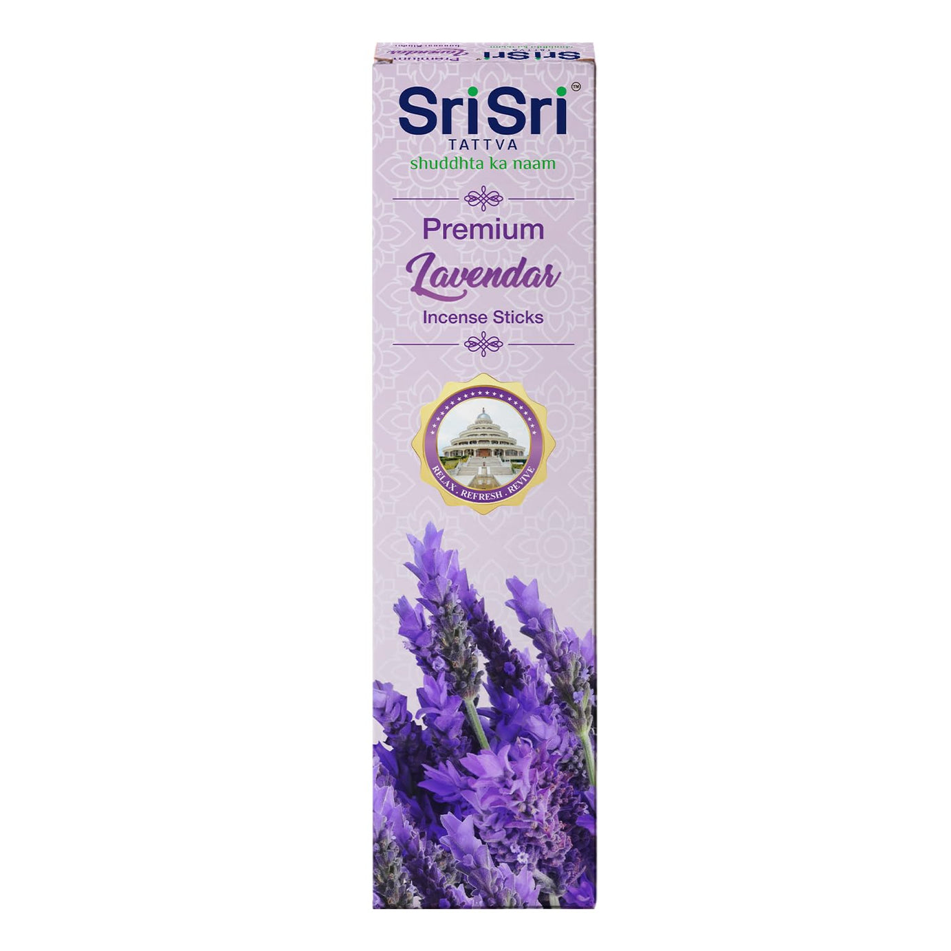 Sri Sri Tattva shuddhta ka naam Premium Lavendar Incense Sticks,100g