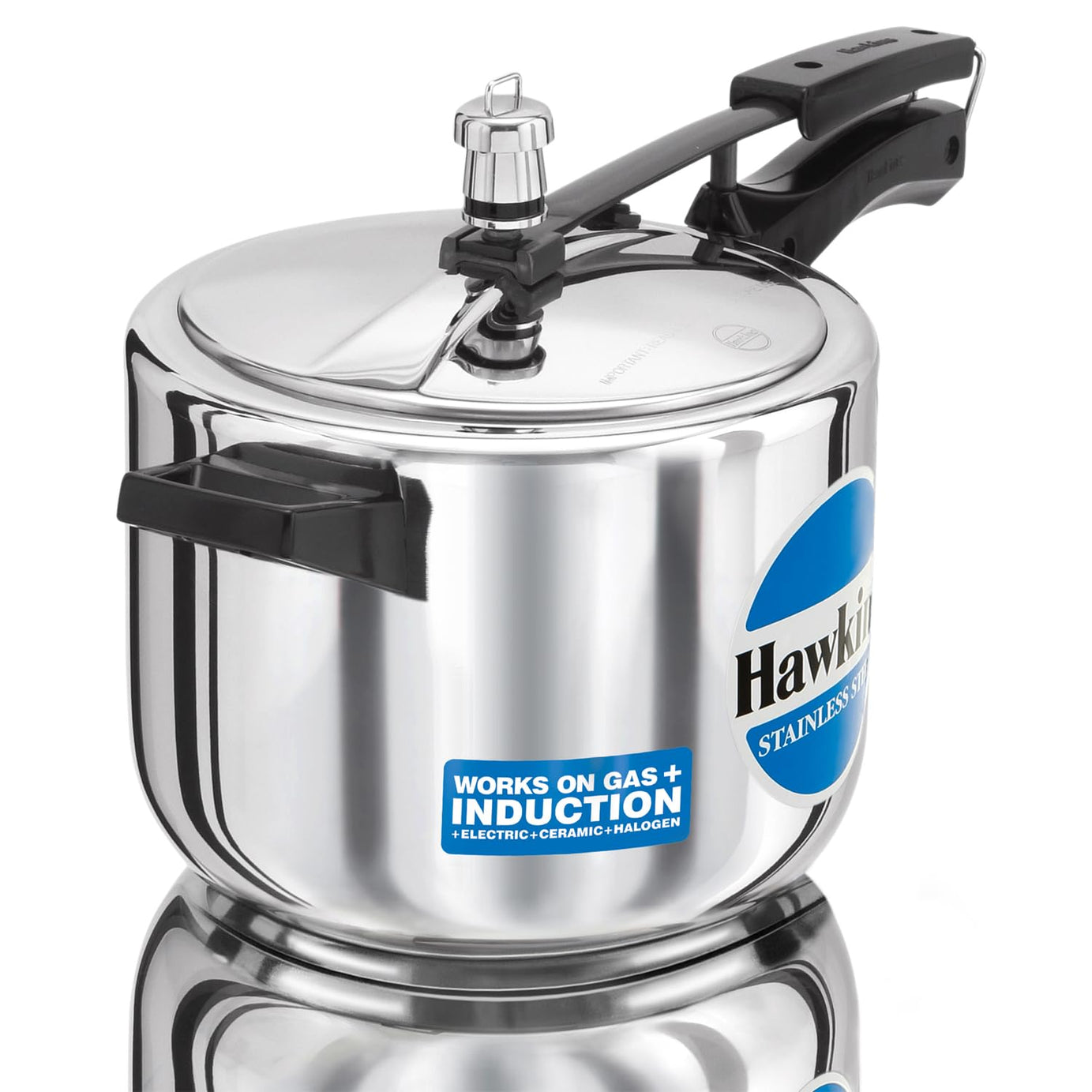 Hawkins 5 Litre Pressure Cooker, Stainless Steel Cooker, Induction Cooker, Silver (HSS50) - Inner Lid