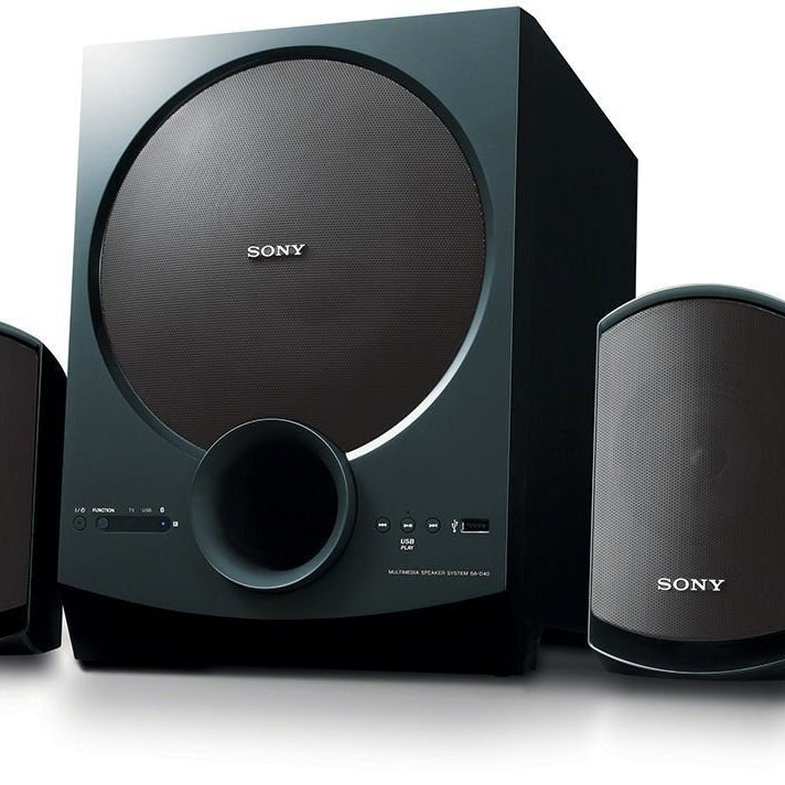 Sony SA-D40 4.1 Channel Multimedia Speaker System with Bluetooth (Black)