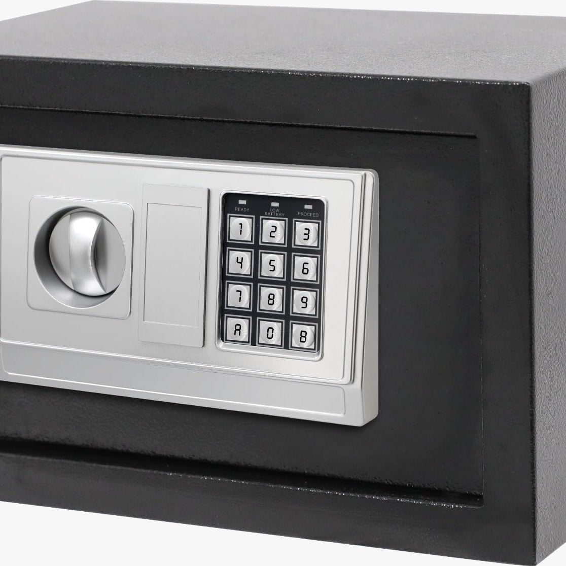 GOBBLER GS200B (12 litres) Digital Electronic Safe Metal Locker Box for Home and Office with Double Deadlock, Ideal for Jewellery Documents Valuables, PIN and Manual Access - Black