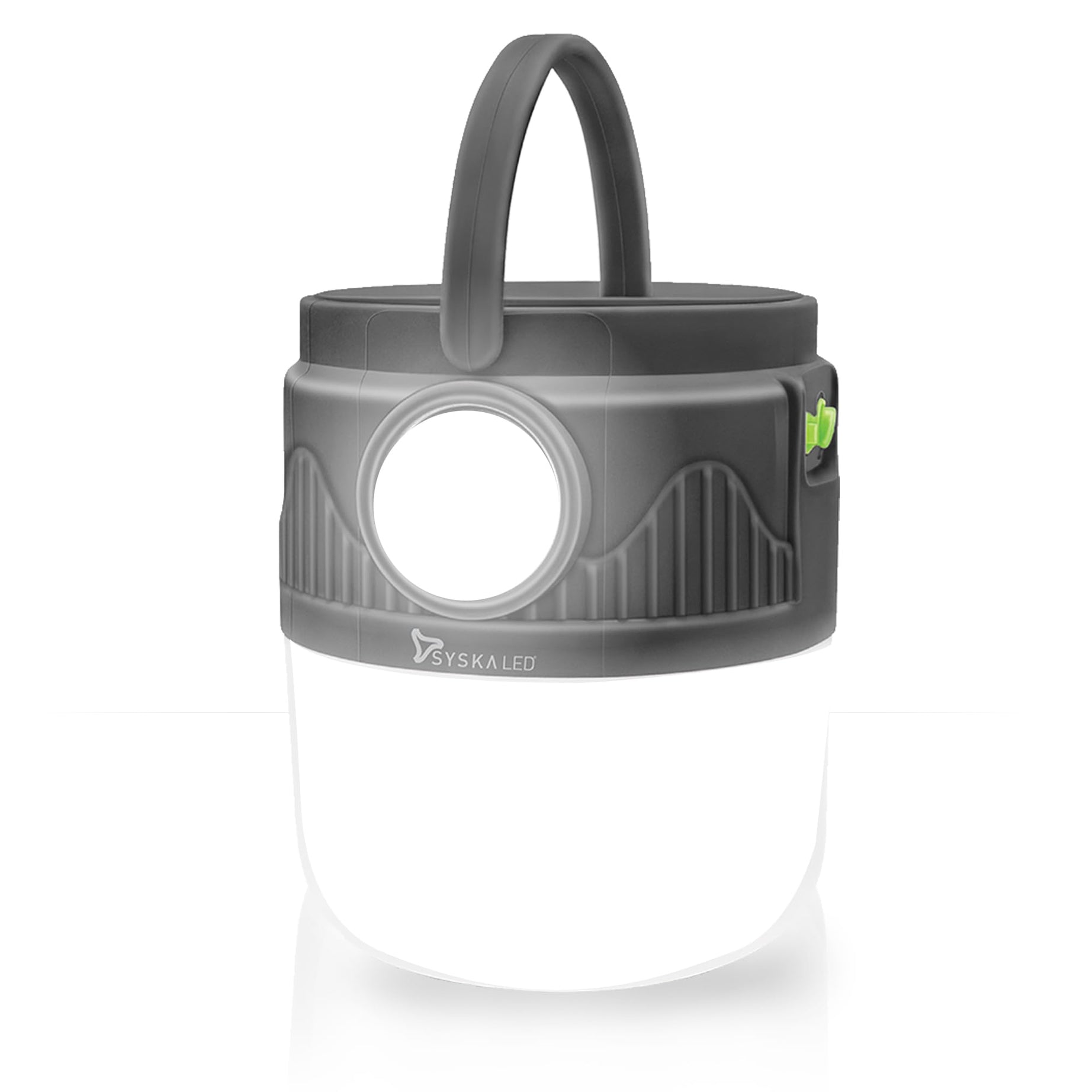 Syska Solarex Rechargeable LED Lantern with Torch|20+1 Watt, 6500K Color Temperature, Overchraging Protection, Solar Charging 800mAh Lithium Ion Battery That Works Upto 10 Hr Dim Light - Grey