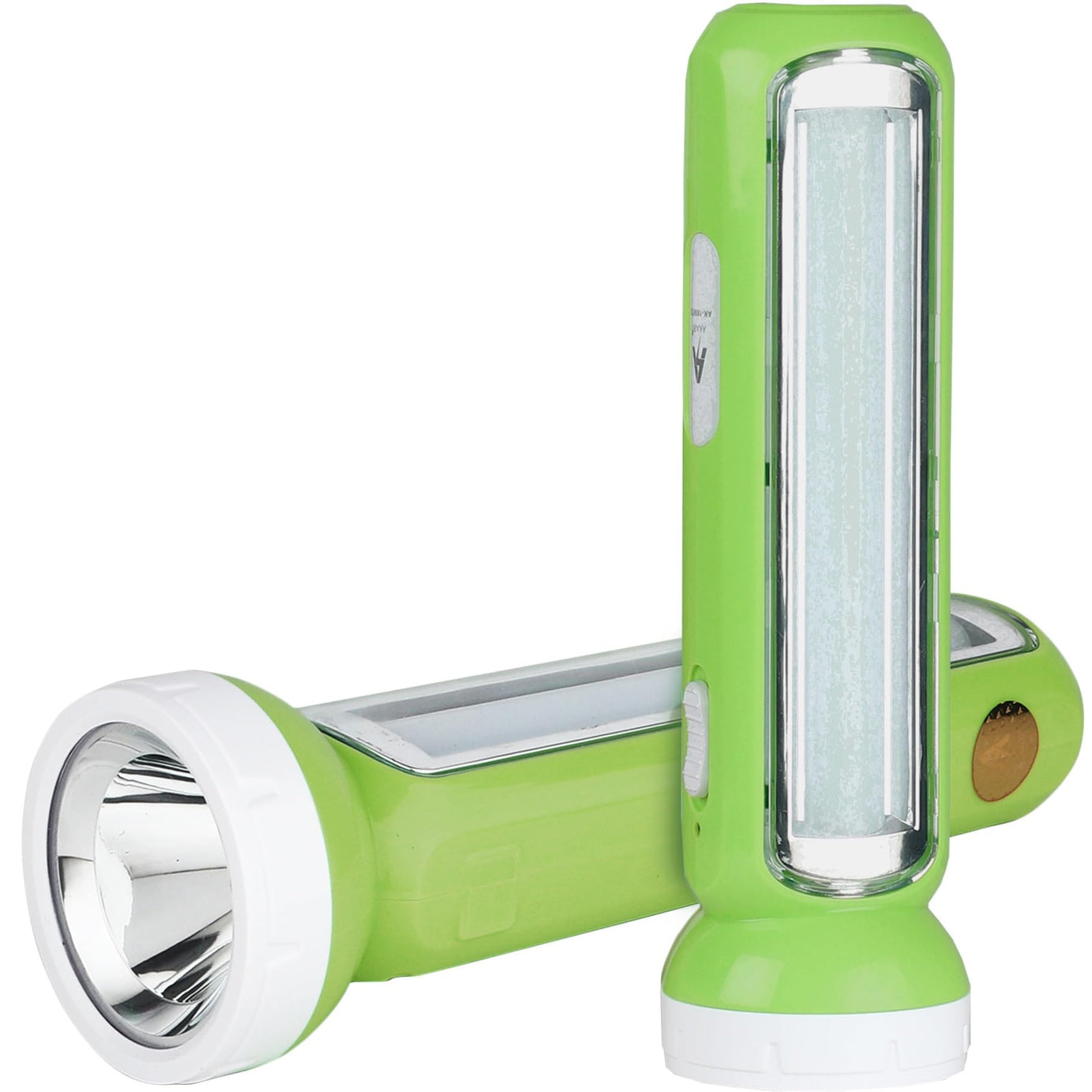 SaleOn Portable Rechargeable Led Lamp Cum Torch with Upto 4hrs Backup (Green-White) (Green)