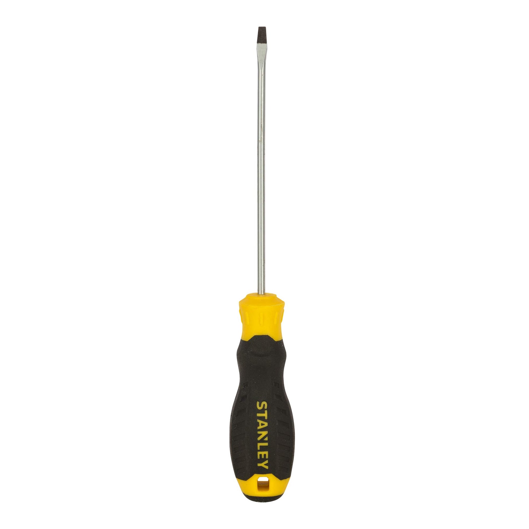 STANLEY STMT60818-8 Cushion Grip Slotted Standard Screwdriver 3 mm x 100 mm Black and Yellow